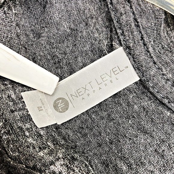 Next Level Unisex Graphic T-Shirt REDDIS GEEK Charcoal Gray Short Sleeve Tee M - Picture 4 of 5